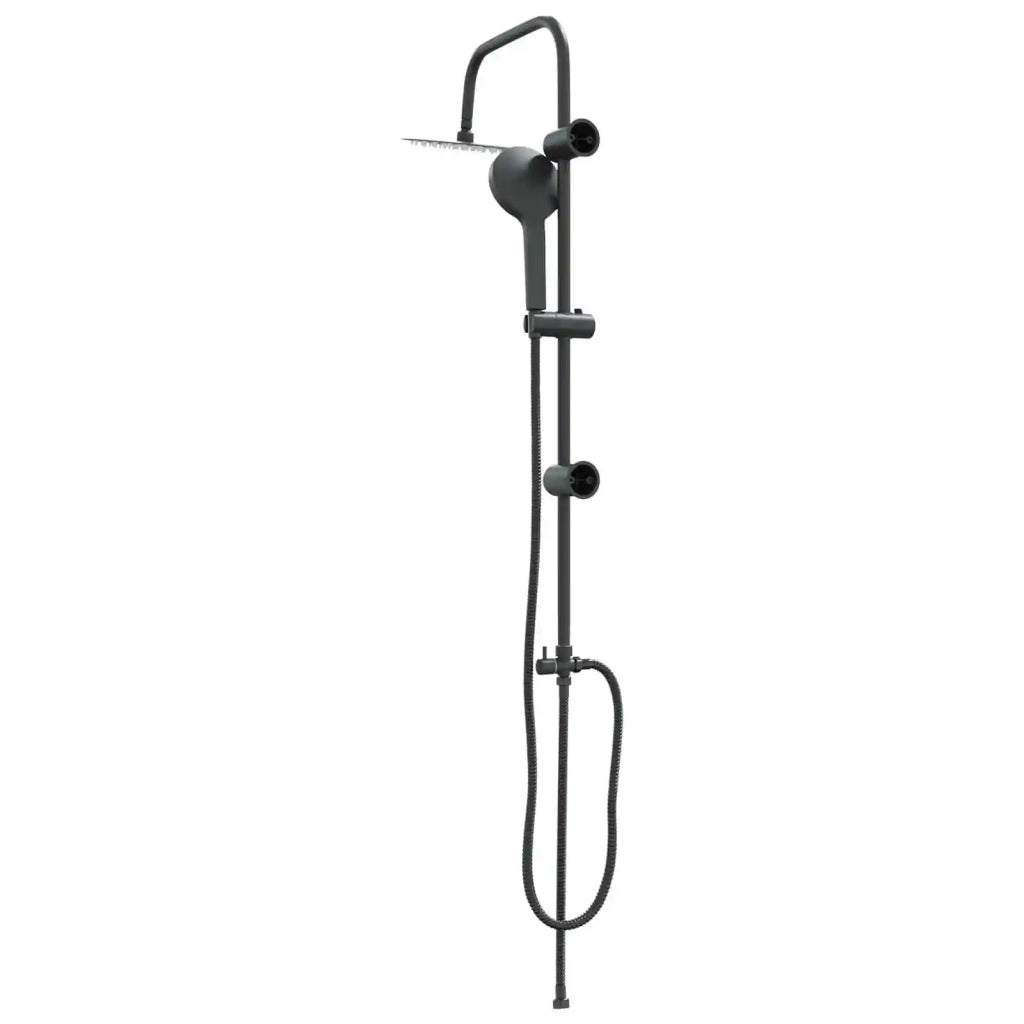 Sistema Doccia Nero 47 x 20 x 95 cm Acciaio inossidabile