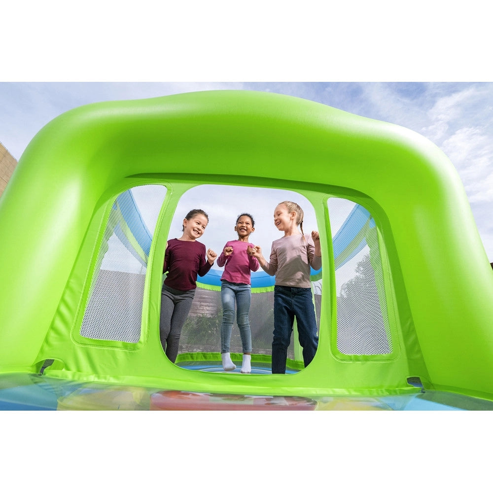 Trade Shop - Castello Gonfiabile Gioco Saltellante Per Bambini 170x158x127 Cm Per Casa Giardino 52822 -