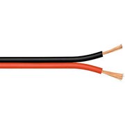 Cavo Audio per diffusori acustici Nero/rosso 0,75 mm rotolo 50 mt