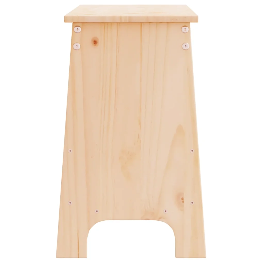 Panca da ingresso 100x28x45 cm in legno massello di pino 837382