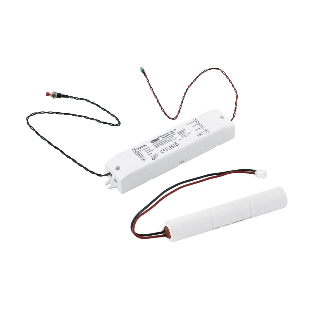 I-DRIVER-EMERGENCY DRIVER ACTEC DI EMERGENZA 6-60V 400-40mA 4W 180MIN. BATTERIA 3,6V 3.0Ah Ni-Cd 16X3,8X2,8CM