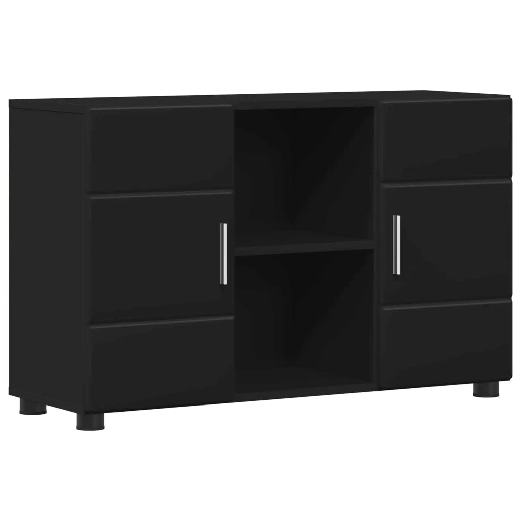 Credenza FLORIN Nero 88,5 x 30,5 x 55,5 cm Legno multistrato 880292