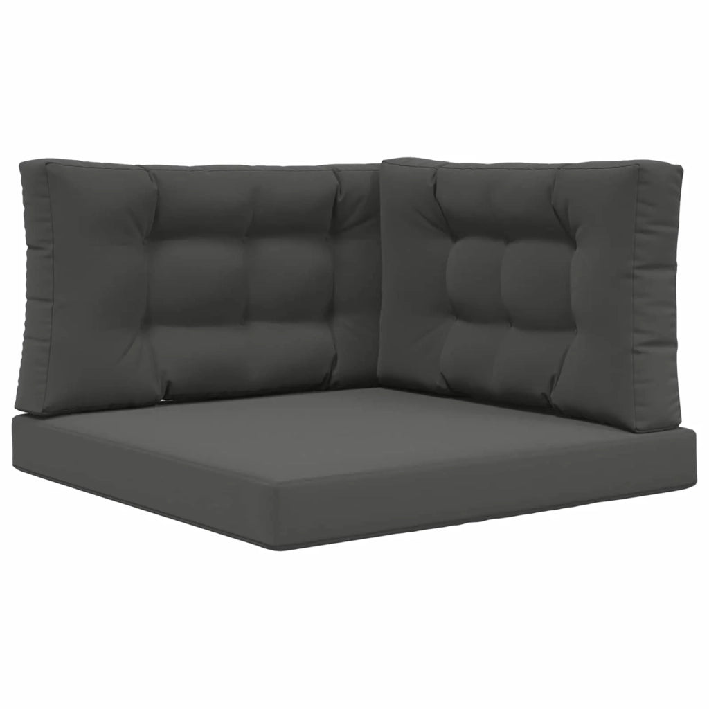 Cuscino per divano da esterno 3 pcs Antracite Poliestere 900880