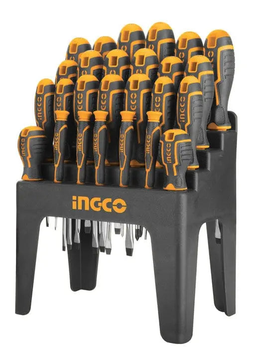 Set 26pz cacciaviti croce-taglio-torx ingco