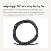 Sistema di irrigazione a sprinkler - tubo in PVC di 5m - slang micro druppelatore - buon materiale di durata - diametro esterno 7mm - diametro interno 4mm