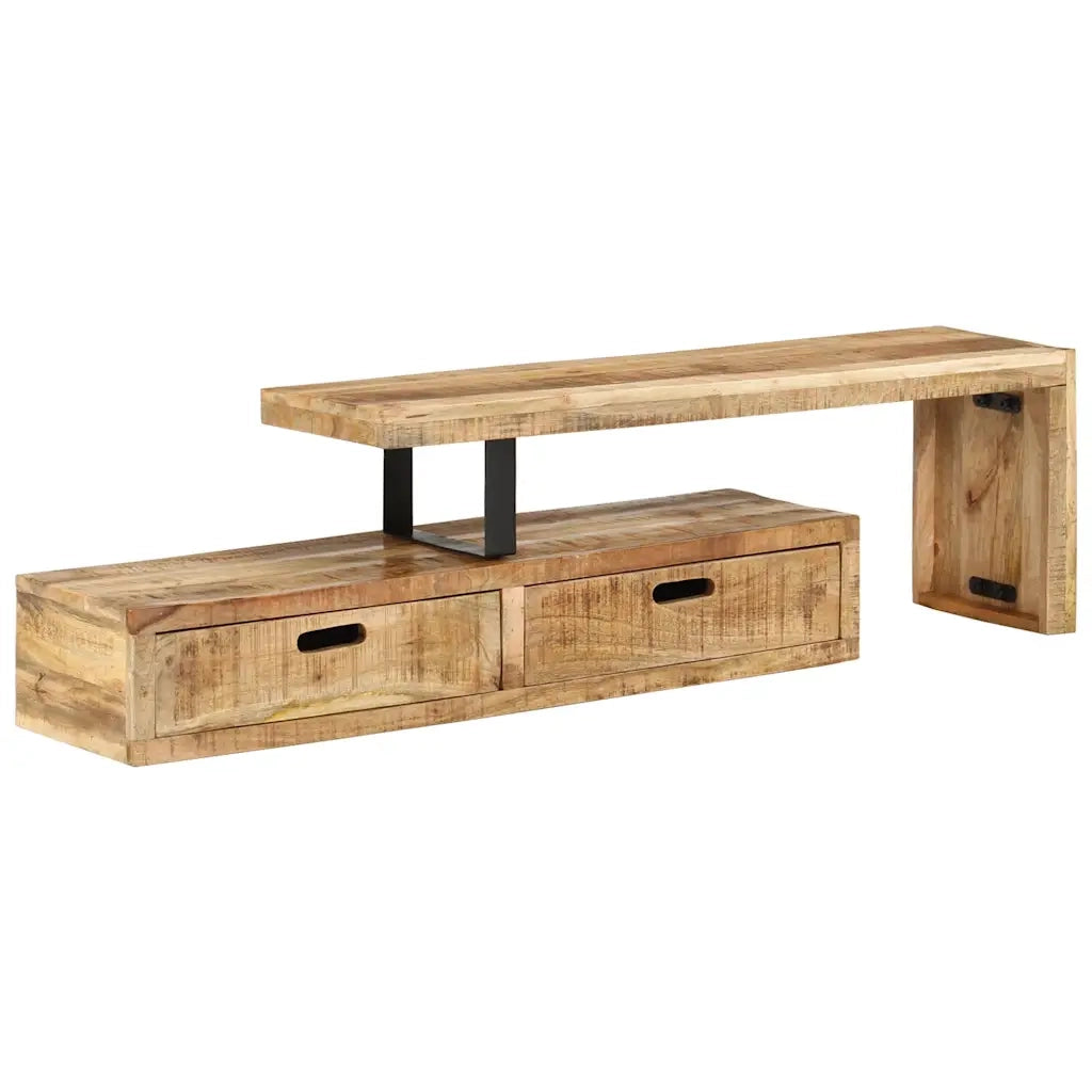 Mobile TV (118-200)x30x40 cm in legno massello di mango 351779
