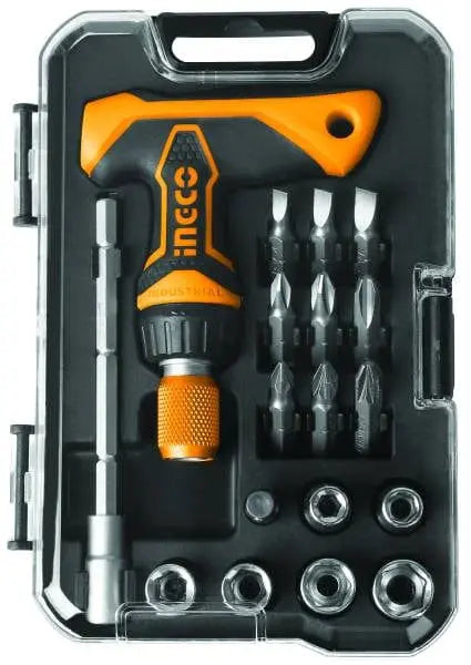 Set cacciaviti 18 pz con impugnatura a t ingco