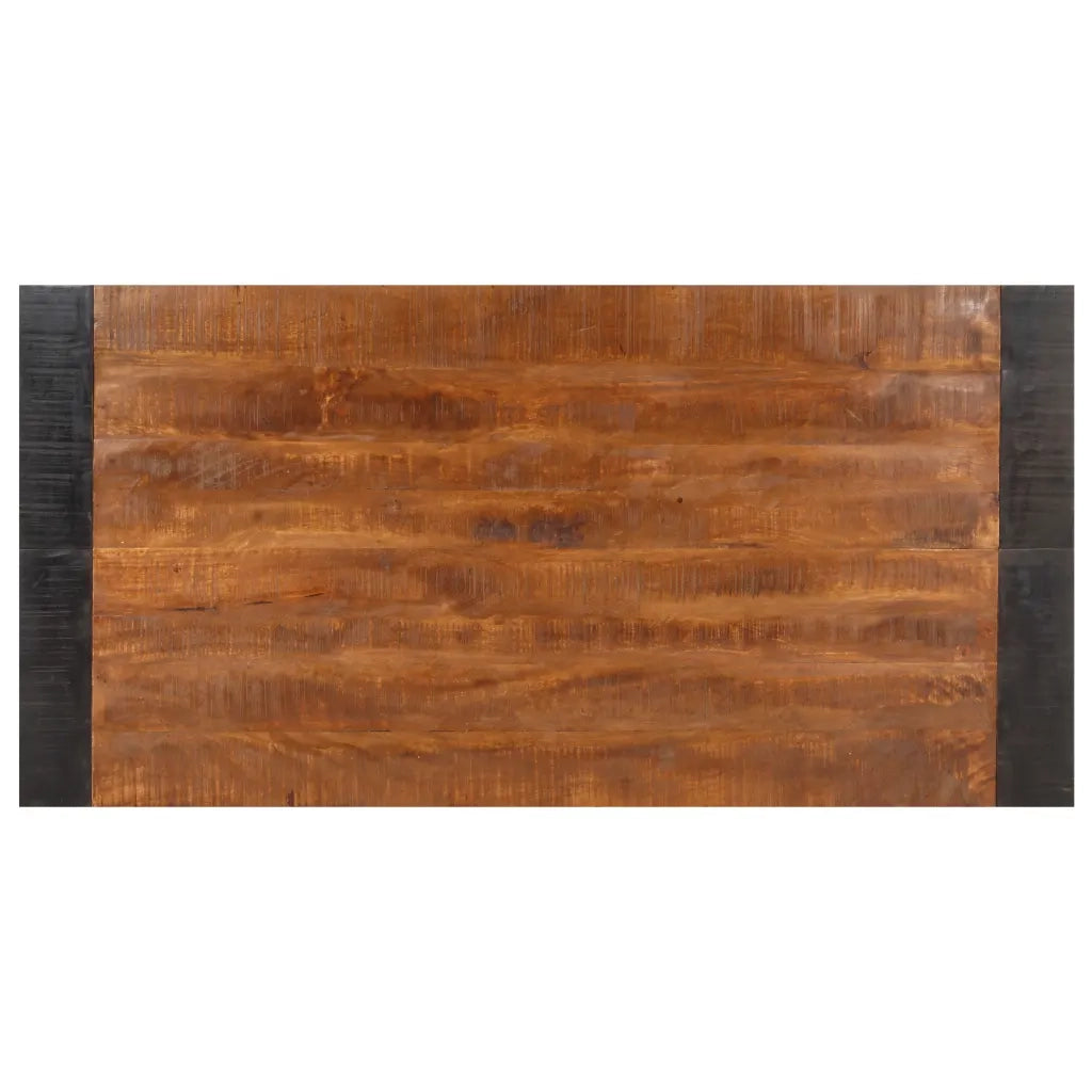 Tavolo da Pranzo 140x70x76 cm in Legno Massello di Mango Grezzo cod mxl 48039