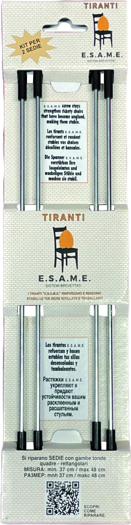 TIRANTINI PER SEDIE cm. 37÷48  4 pz.