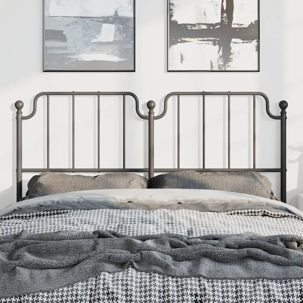 Testiera di Ricambio in Metallo Nero 135 cm 373919