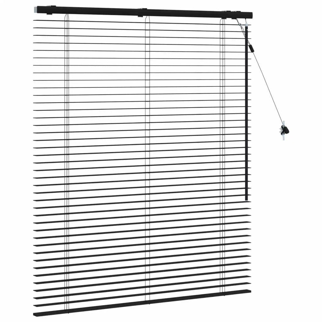 Tenda Veneziana Nero 115 x 130 cm 35 mm 42015469