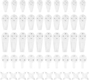 100 pezzi di chiodi per foto, chiodi per parete senza foro, chiodi per parete invisibili, chiodi per parete, chiodi multifunzionali per foto, appoggio per foto appesi, dipinti, orologi, bianchi