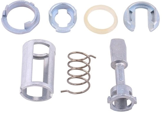 Set di riparazione per serrature a cilindro per porte esterne - 7 pezzi di metallo