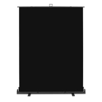 Fondale fotografico a rullo nero 165 x 220 cm, sfondo avvolgibile con supporto, sistema per studi fotografici, pannello ingualcibile ideale per fotografia low-key