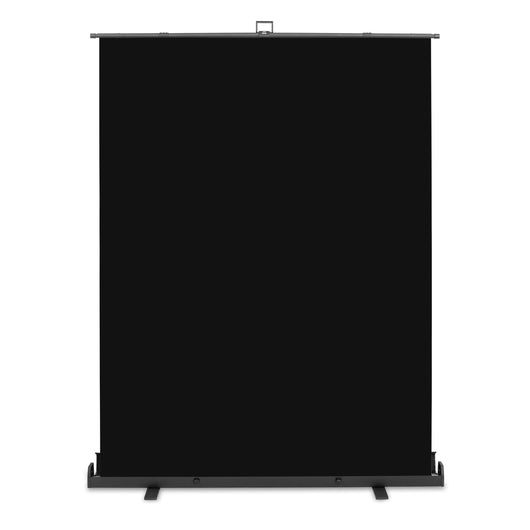 Fondale fotografico a rullo nero 165 x 220 cm, sfondo avvolgibile con supporto, sistema per studi fotografici, pannello ingualcibile ideale per fotografia low-key