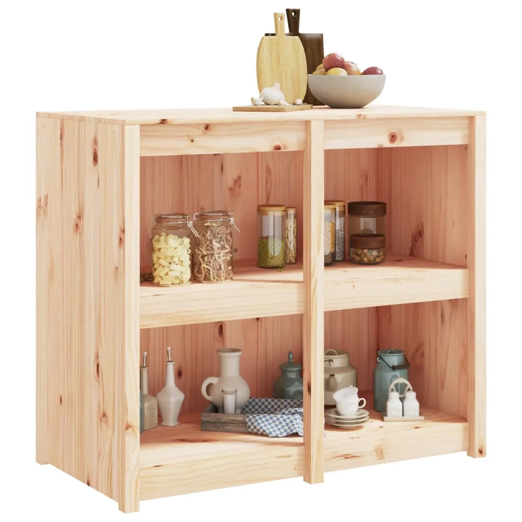 Mobile da Cucina da Esterno-Armadio da cucina 106x55x92 cm Legno Massello di Pino