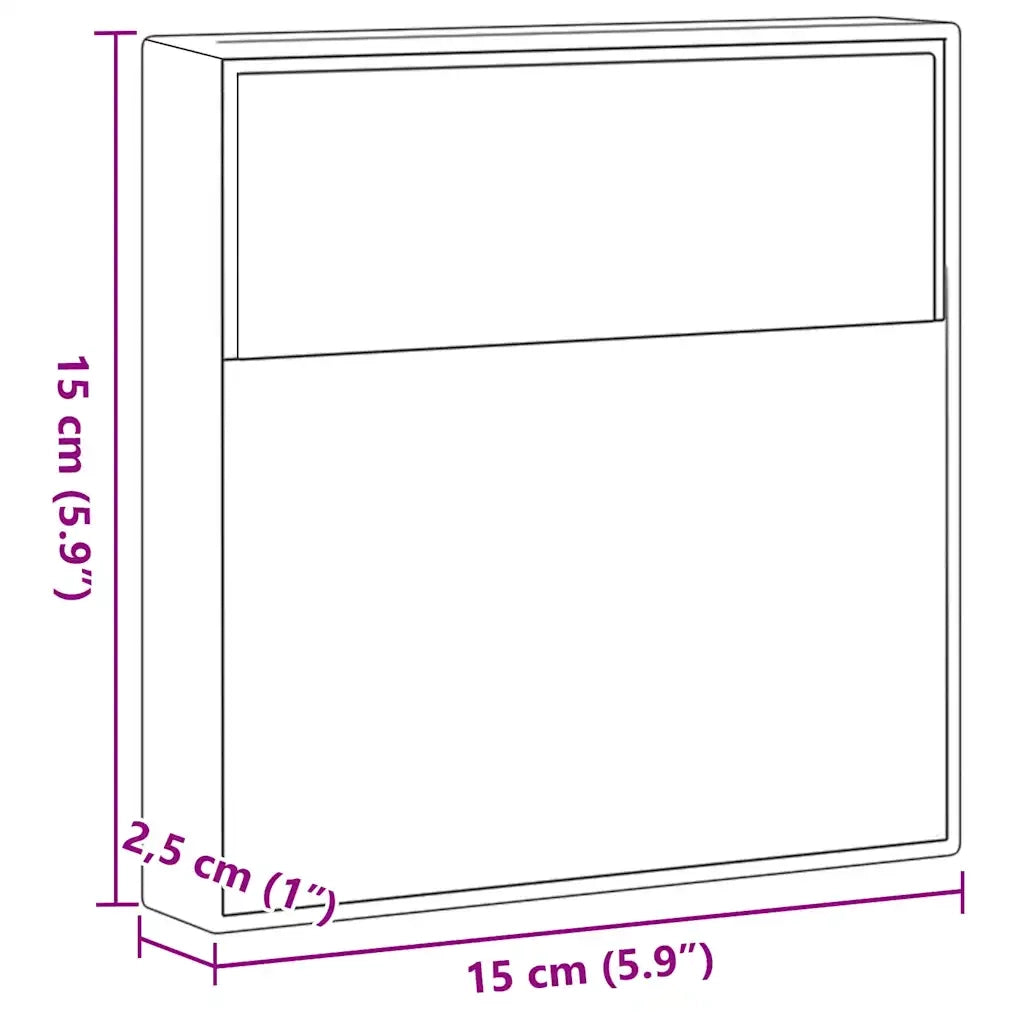 Applique per Esterni con LED Nera in Alluminio Pressofuso CFW3578954