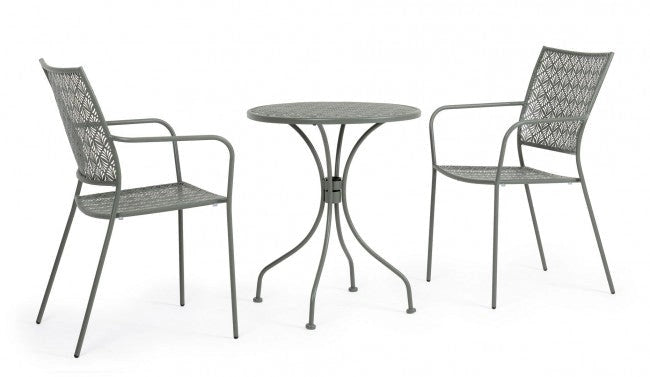Tavolo da Giardino Ø60x71h cm Lizette Dark Olive