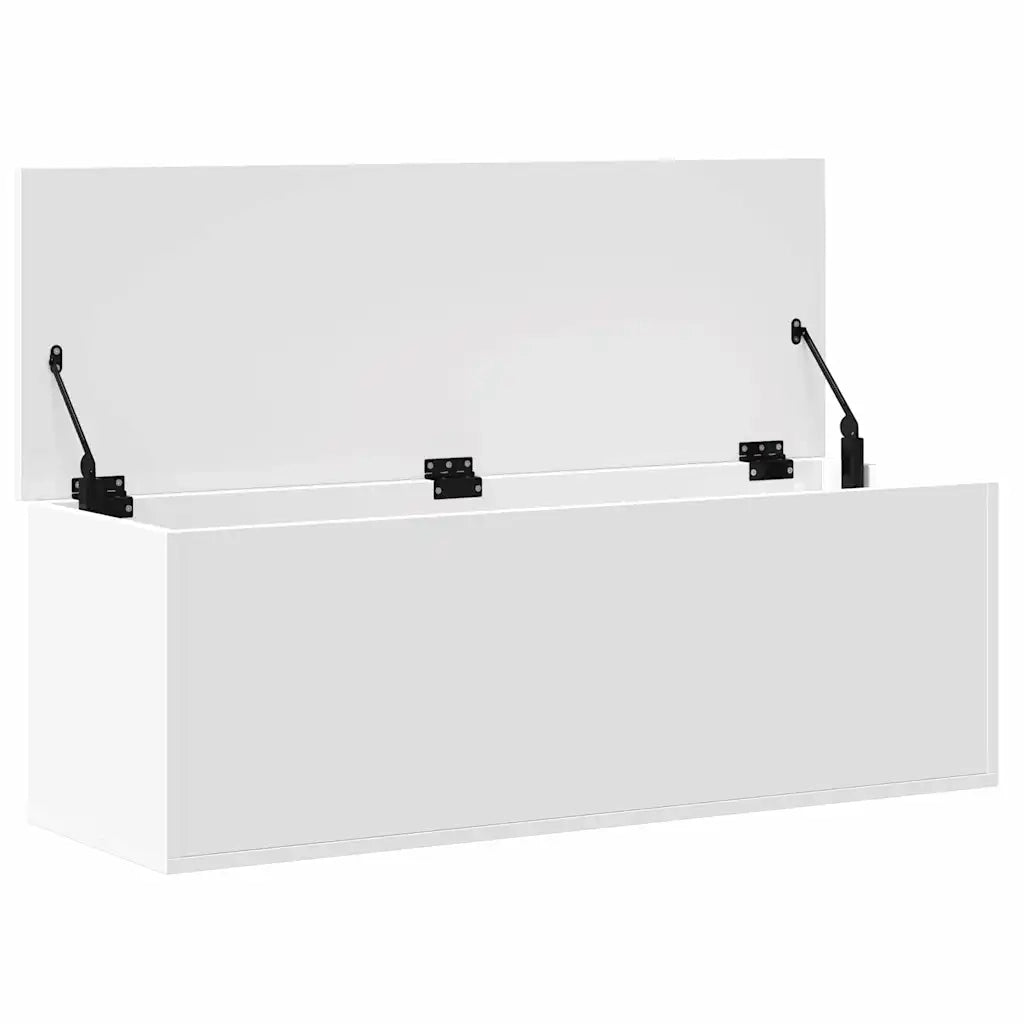 Contenitore Portaoggetti Bianco 102x35x35 cm in Truciolato 840688