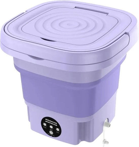 Mini Lavatrice Portatile - Opaca - Per Panni da Vasca - Per Abbigliamento - 29,5 X 29,5 X 29CM