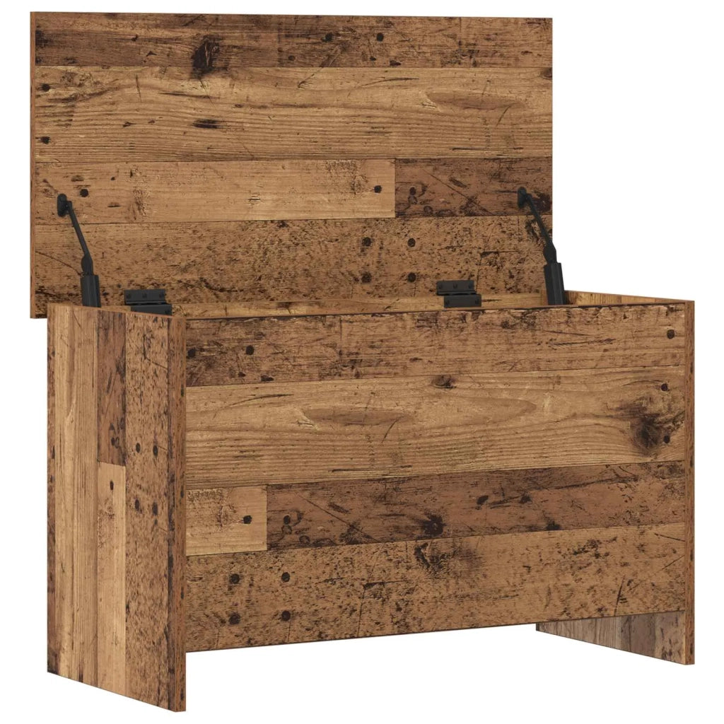 Cassa di stoccaggio Legno antico 80 x 40 x 50 cm 8011265