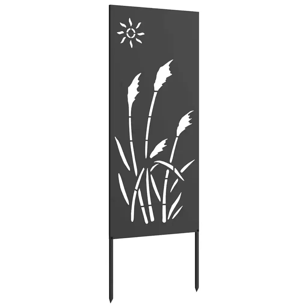 vidaXL Schermo per privacy in giardino Traforo Nero 50 x 140 cm
