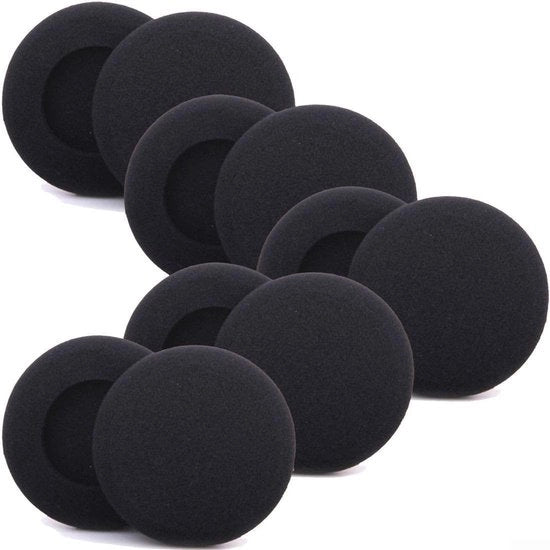 Orecchie per cuffie - Supporto per la testa - Soffice e flessibili - 4 cm - 1 coppia - Realizzato in schiuma morbida e alta elasticità
