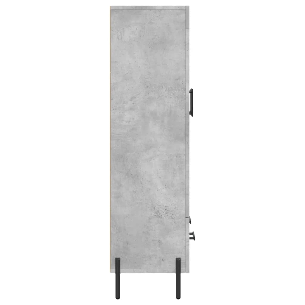 Buffet credenza cassettiera mobiletto mobile contenitore organizer cucina soggiorno salotto alto 69,5 x 31 x 115 cm legno ingegnerizzato grigio 02_0034472