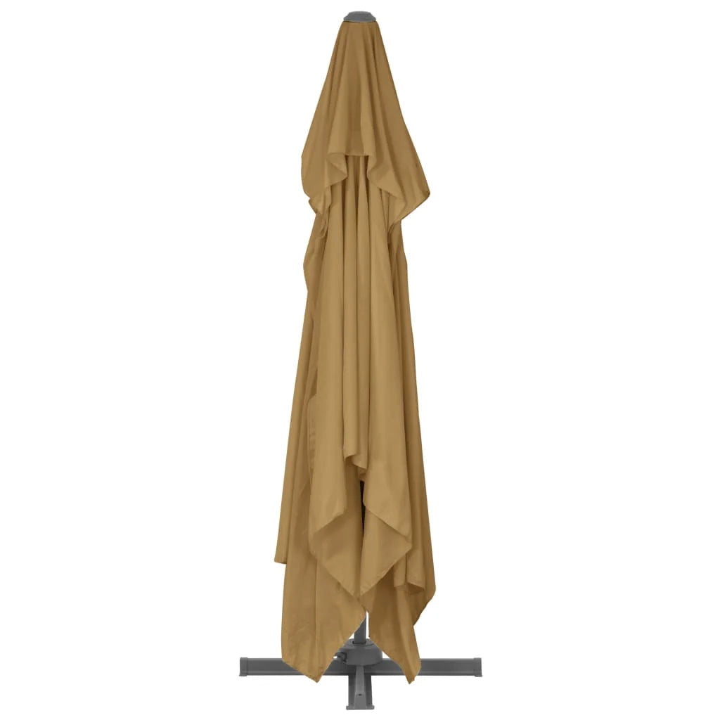 Ombrellone da giardino con base portatile 4 x 3 m tortora 02_0008053