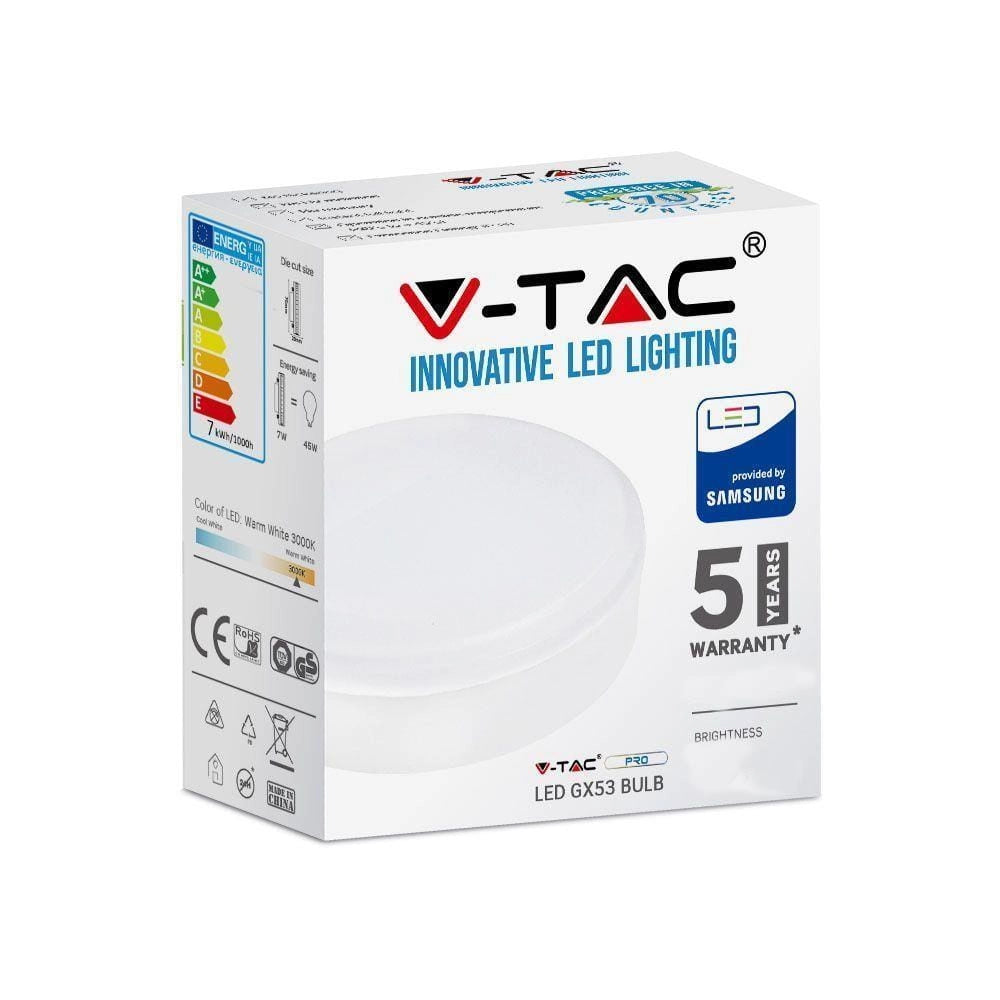 V-TAC Lampadina LED 6,4W GX53 560lm 6400K Samsung