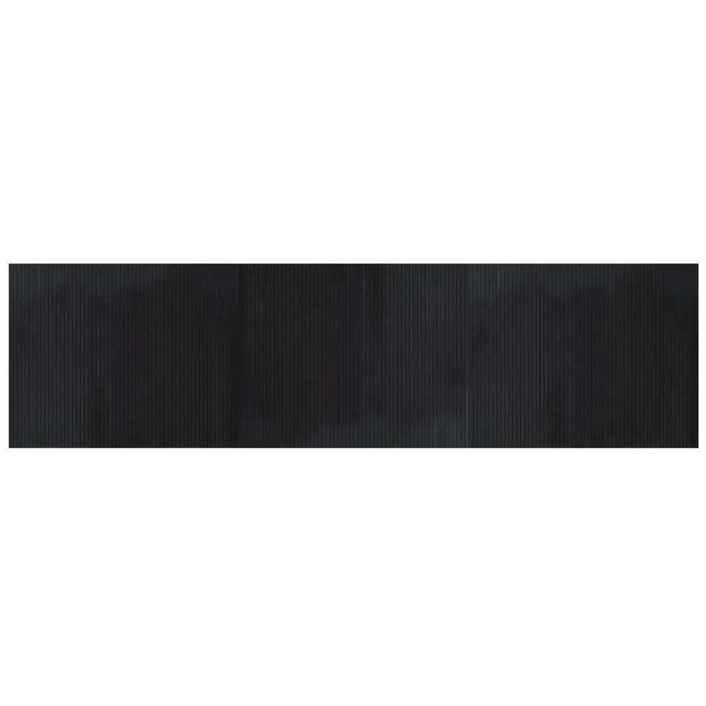 Tappeto Rettangolare Nero 80x300 cm in BambÃ¹