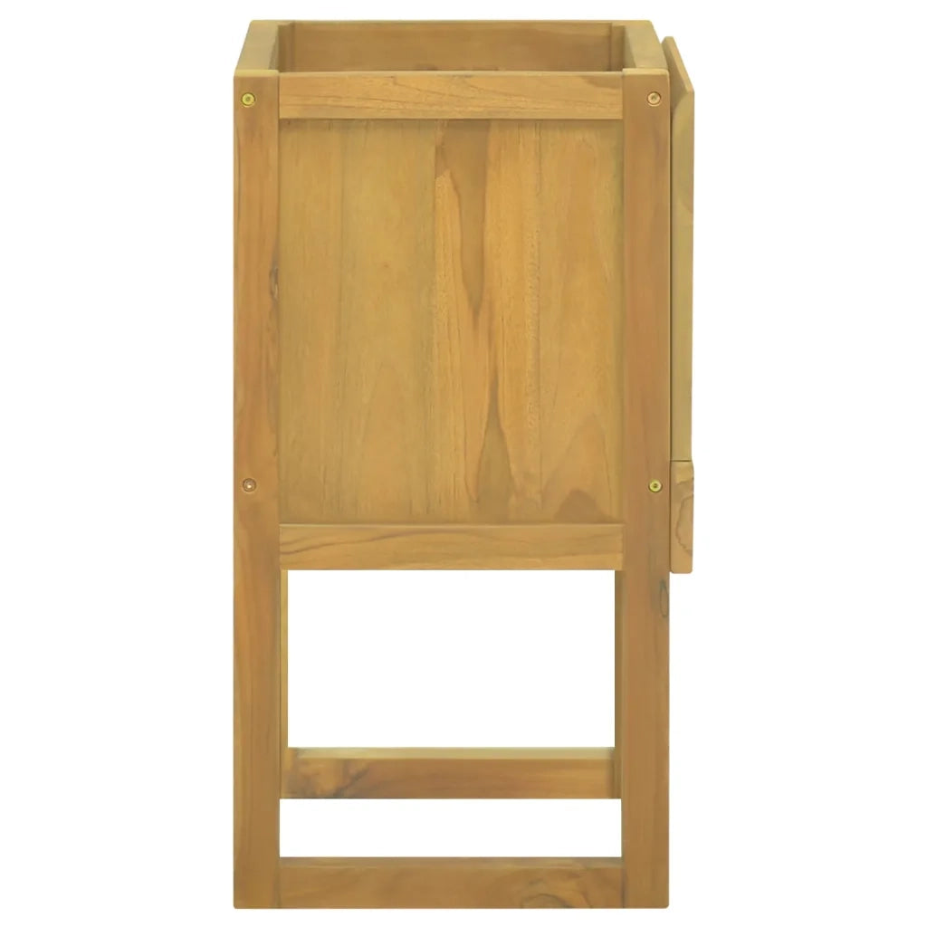 Elegante mobiletto da bagno 41 x 40 x 75 cm realizzato in legno di teak naturale 02_0046966