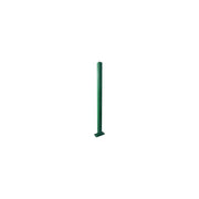 Vigor paletto quadro per recinzione con piastra, acciaio, sezione 50x50 mm, altezza 230 cm, verde RAL 6005