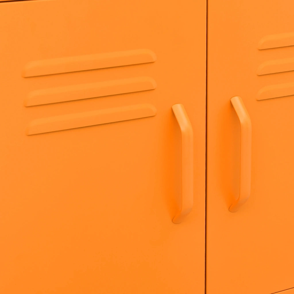 Armoire de rangement Orange 60x35x56 cm Acier