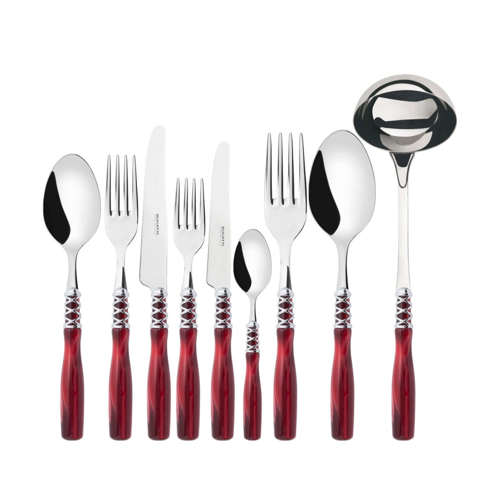 ARIANNA Cromata, Set 75pz, Scatola Wengè, Casa Bugatti