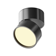 Maytoni Plafoniera moderna Onda 1 luce LED integrato nero alluminio