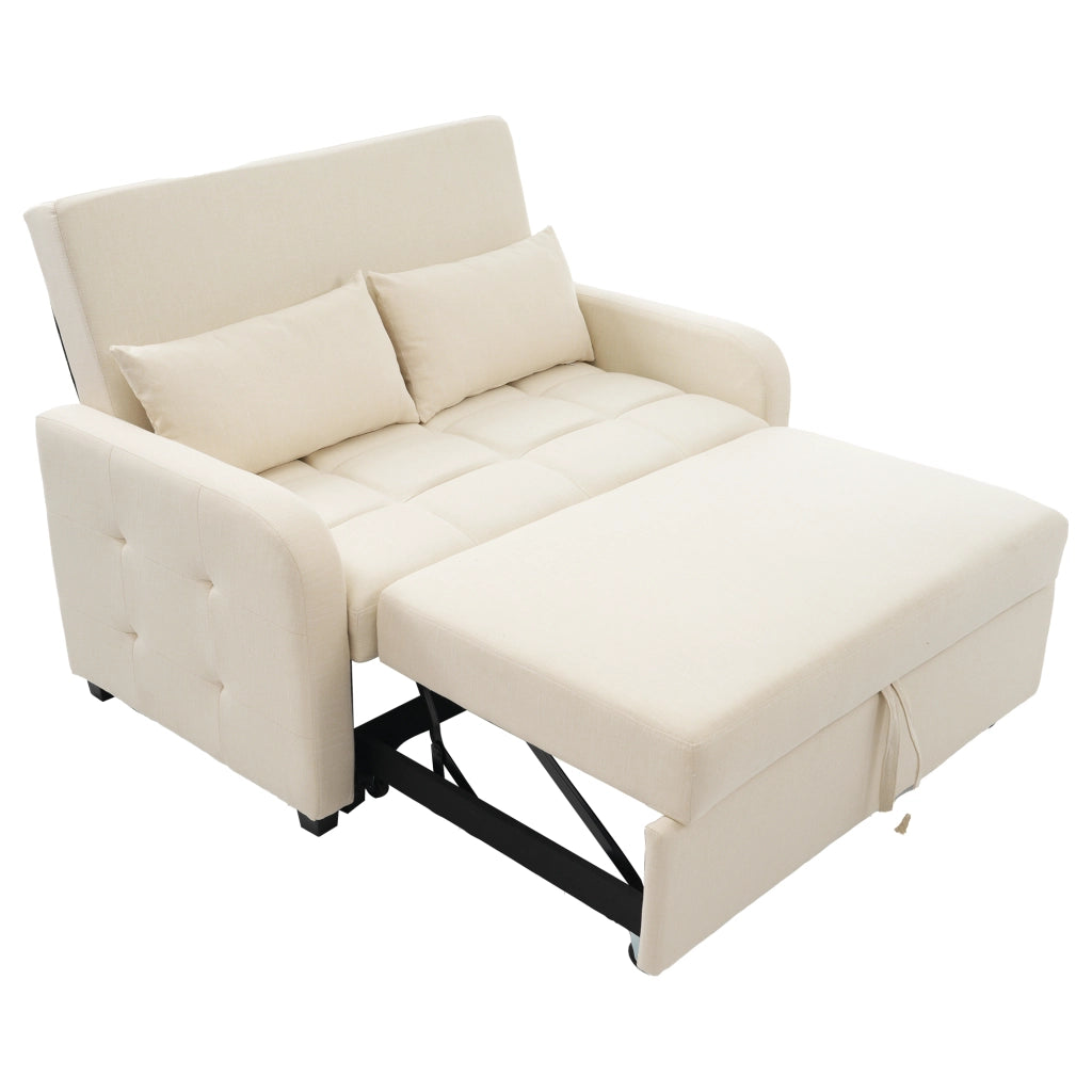 Divano letto multifunzionale - Zephmum- 180x127 cm, schienale regolabile, ideale per piccoli spazi