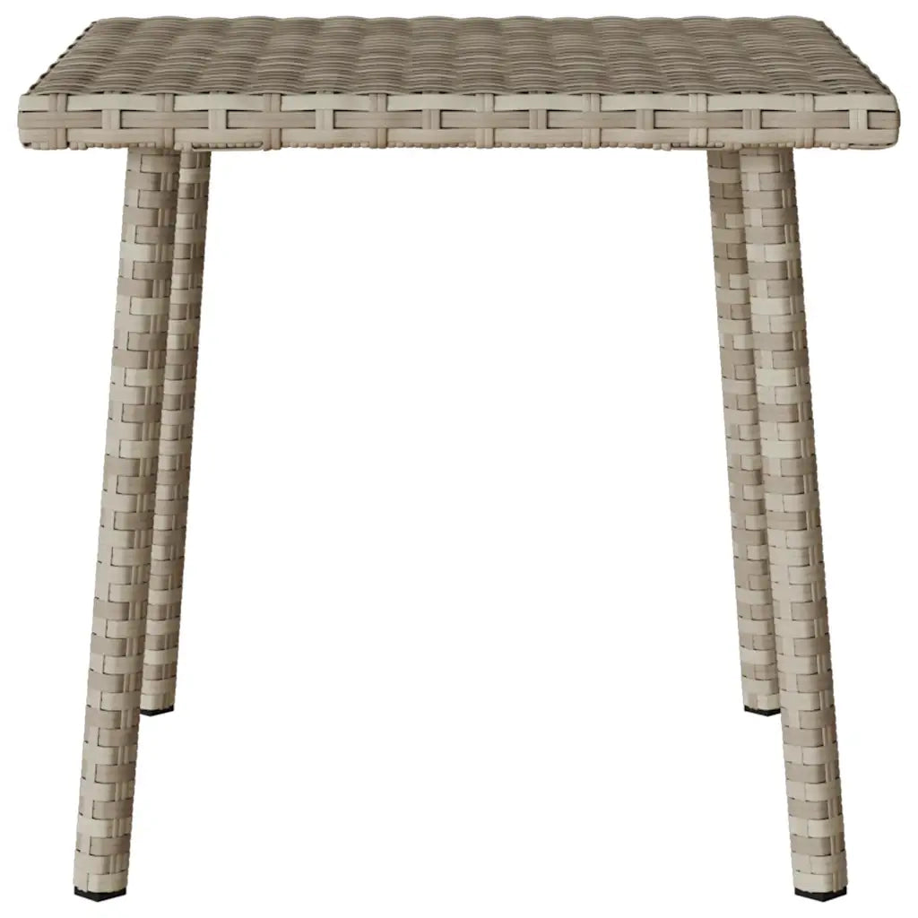 Tavolino da Giardino Rettangolare Grigio Chiaro 40x40x37 cm 4104049