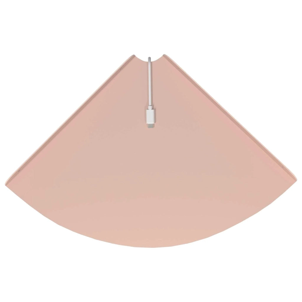 Mensola sospesa con lo scaffale 2 pcs Rosa 30 x 30 x 2 cm