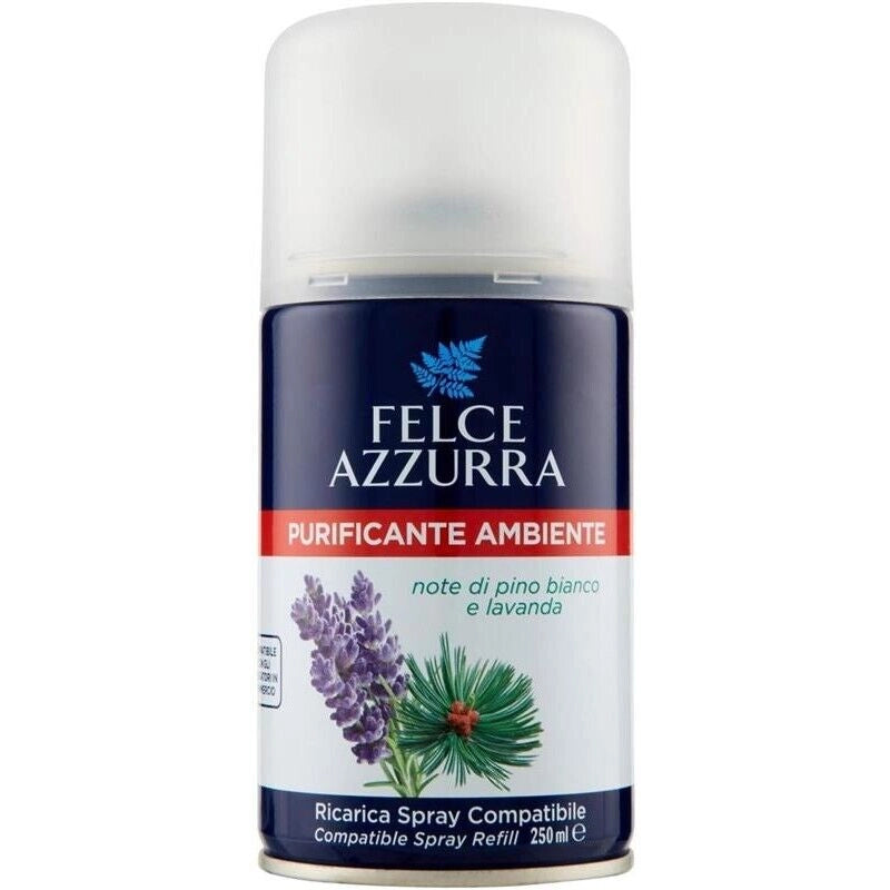 FELCE AZZURRA ARIA DI CASA PROFUMATORE AUTOMATICO D'AMBIENTE PINO BIANCO E LAVANDA PURO BENESSERE 250 ML