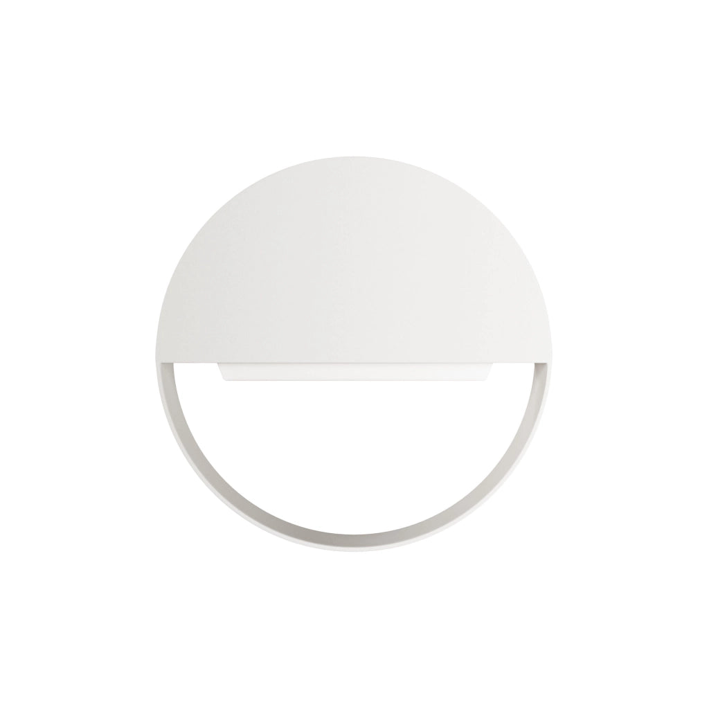 Clos Wall 8 120 Applique LED da esterno 8W Switch CCT 3000K/4000K/5000K Bianco Opaco - Illuminazione Segnapasso Beneito & Faure