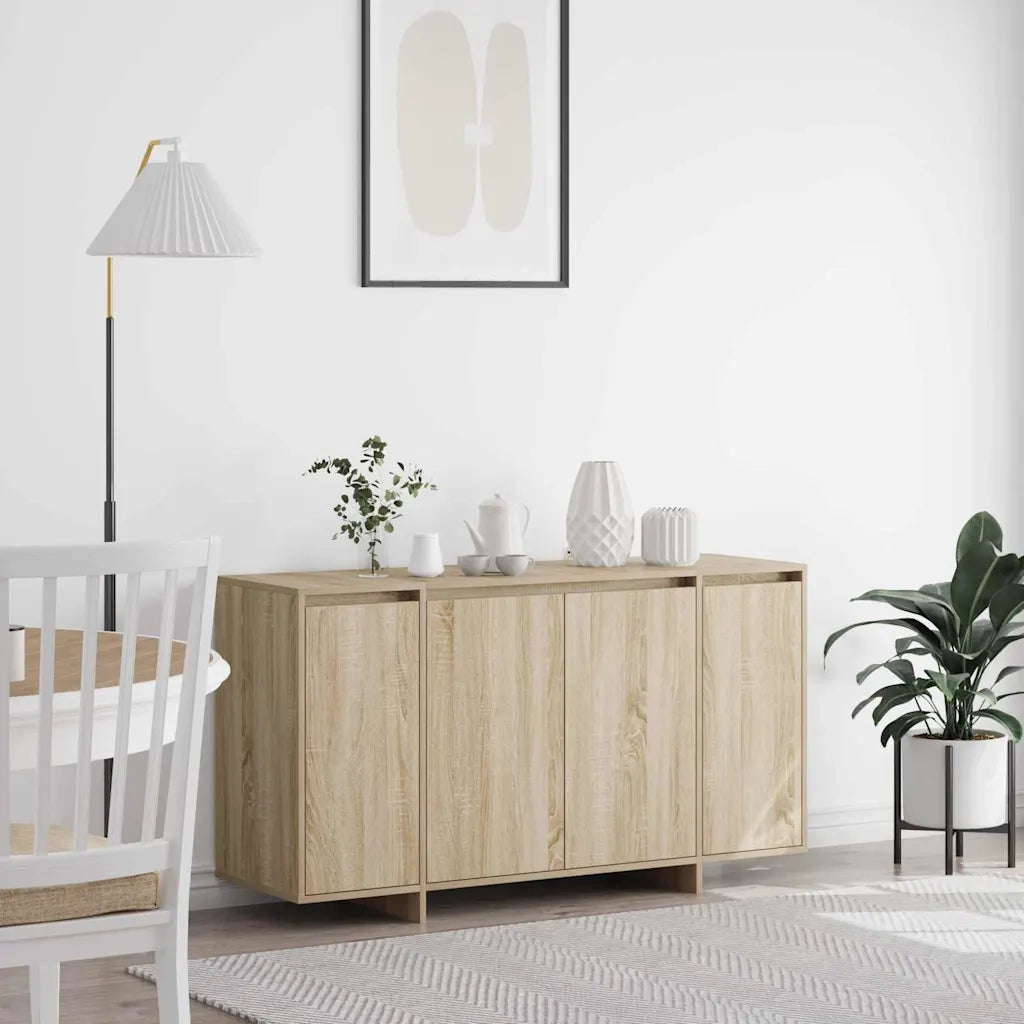 Credenza-Buffet-Armadio da cucina Rovere Sonoma 135 x 41 x 75 cm Legno multistrato