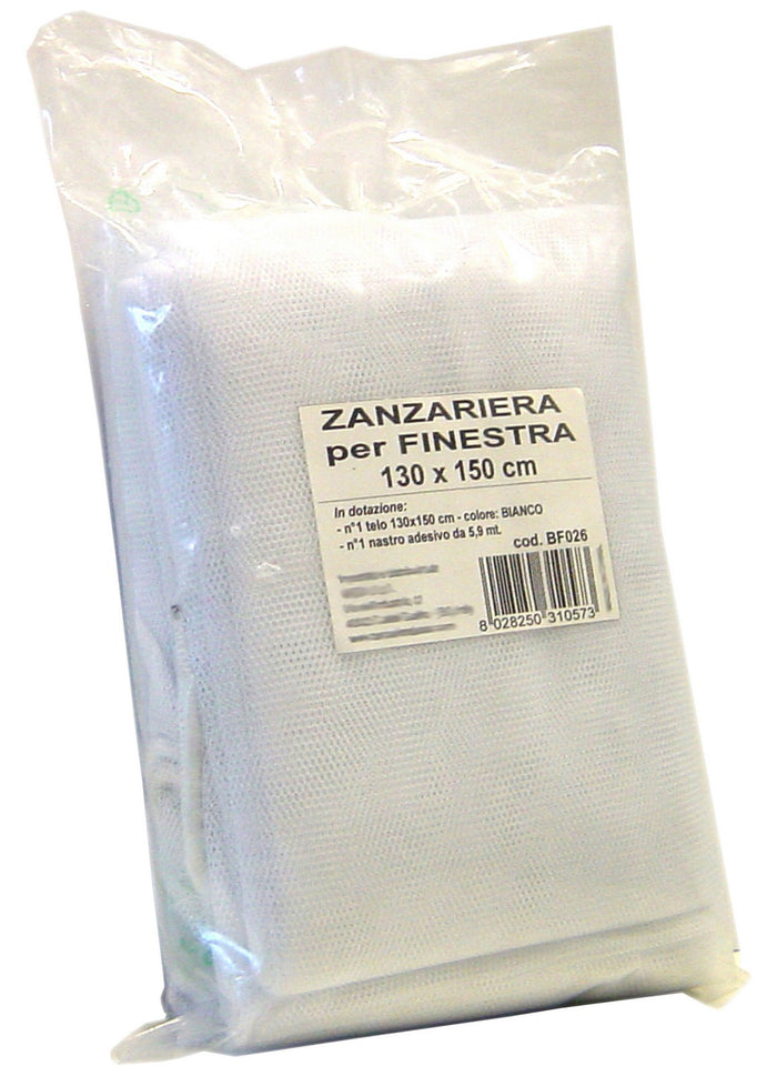 zanzariera poliestere finestra 130x150 bianco cod:ferx.6712