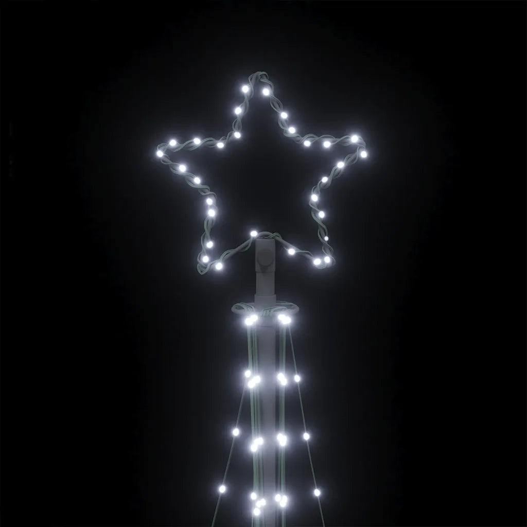 Albero di Natale | Decorazioni natalizie a LED 447 LED Bianco Freddo 250 cm