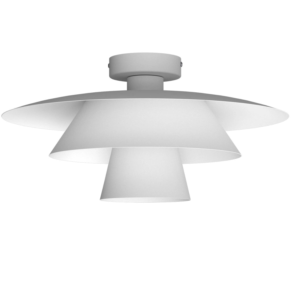 Plafoniera decorativa Plato 1xE27 bianca Luminex