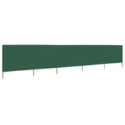 Paravento a 5 Pannelli in Tessuto 600x160 cm Verde CFW1672953