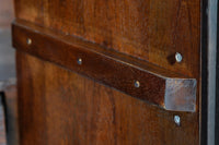 Consolle in massello di mango intagliato