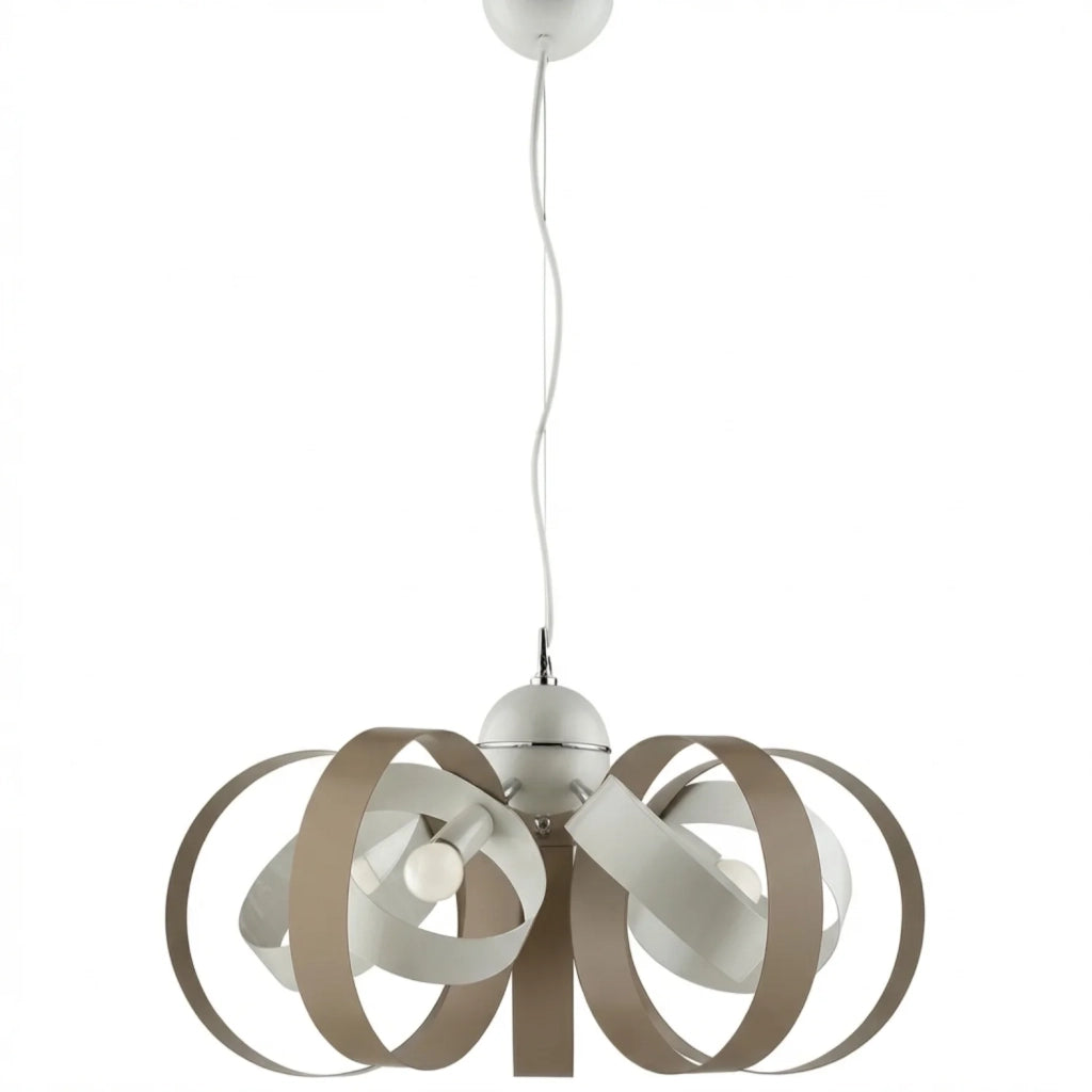 Sospensione Bolla 5 Luci Bianco LuceArt Classic