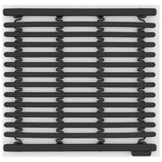 Brabantia 302589 Tappetino per Lavello in Silicone Estensibile da 30 a 45 cm con Ventose per Fissaggio Resistente al Calore fino a 220 °C colore Grigio Scuro