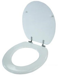 SEDILE WC AGLAIA LEGNO CHIUSURA RALLENTATA LACCATO BIANCO